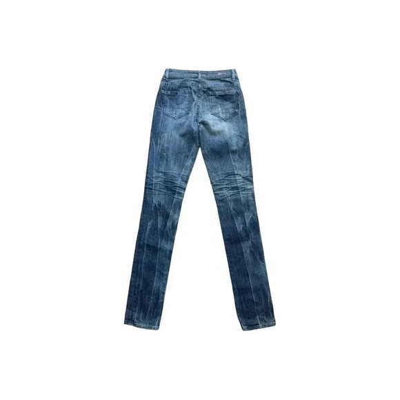 Paige Rising Glen Straight Leg Jeans Women’s Size 25 Blue Wash - Picture 3 of 13